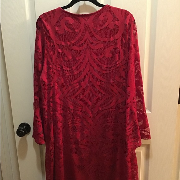 Red Lace Dress - Picture 8 of 12